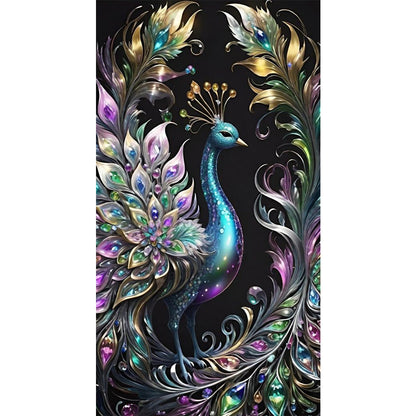 Beautiful Peacock - Full Round Drill Diamond Painting 40*70CM