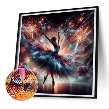 Beautiful Skirt Princess - Full Round Drill Diamond Painting 30*30CM