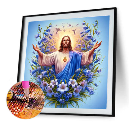 Jesus - Full Round Drill Diamond Painting 40*40CM