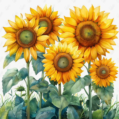 Sunflower - Full Square Drill Diamond Painting 30*30CM