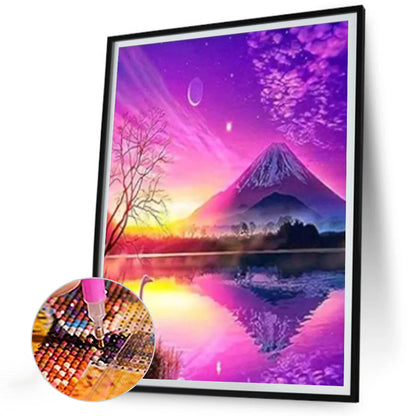 Landscape - Full Round Drill Diamond Painting 30*40CM