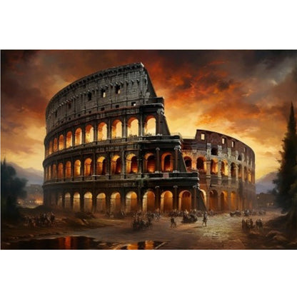 Colosseum - Full AB Square Drill Diamond Painting 60*40CM