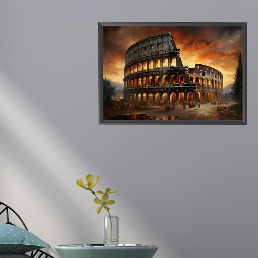 Colosseum - Full AB Square Drill Diamond Painting 60*40CM