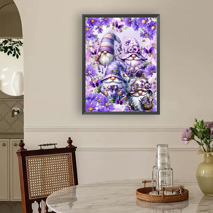 Flower Goblin - Full Round Drill Diamond Painting 30*40CM