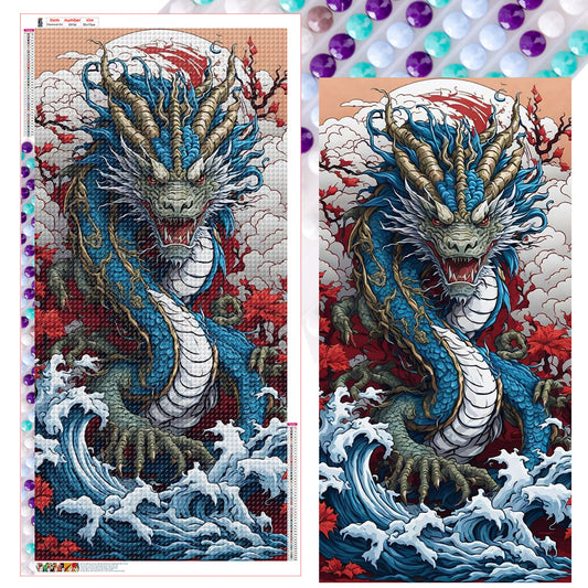 Dragon - Full Round Drill Diamond Painting 55*110CM