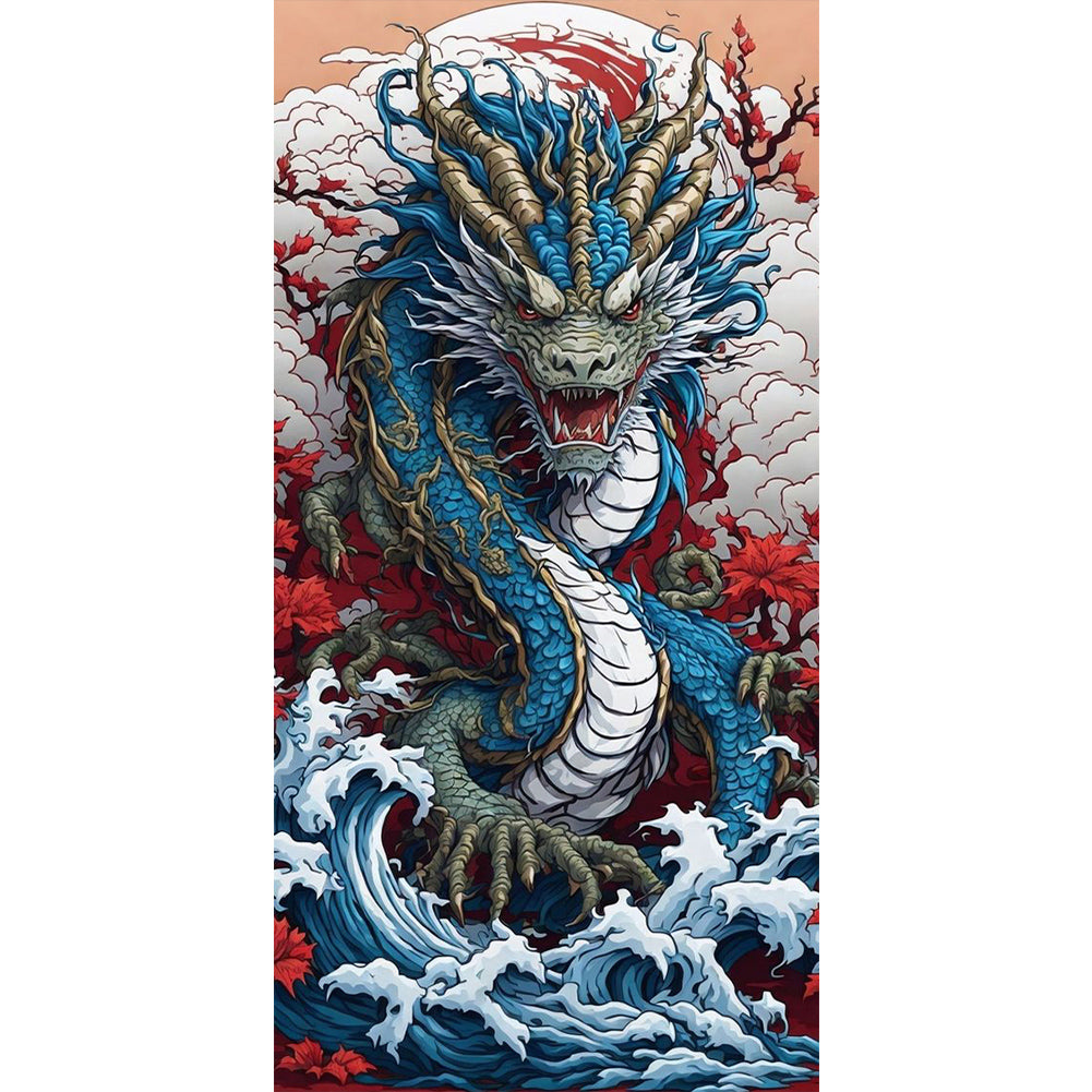 Dragon - Full Round Drill Diamond Painting 55*110CM