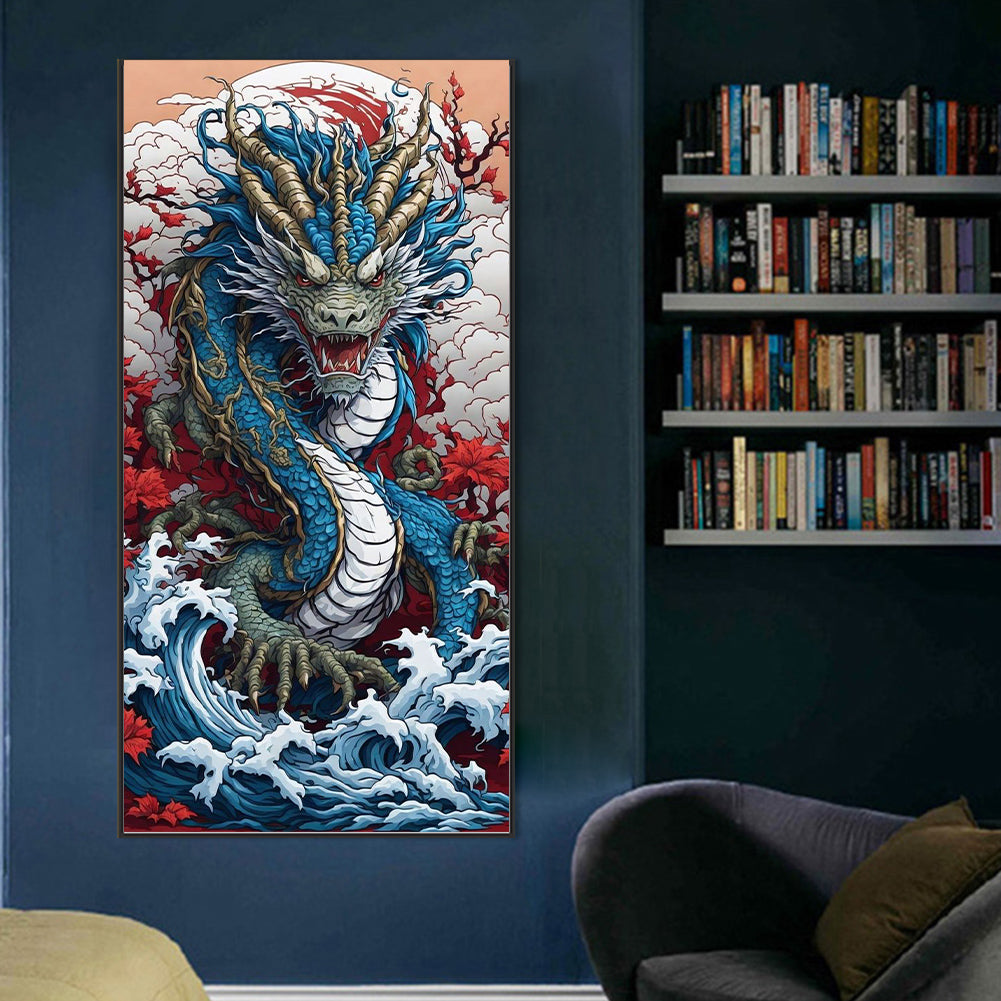 Dragon - Full Round Drill Diamond Painting 55*110CM