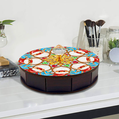 Mandala Diamond Painting Storage Box Wooden Organizer Case for Art Crafts