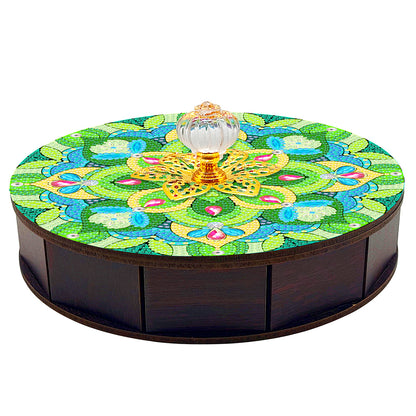 Mandala Diamond Painting Storage Box Wooden Organizer Case for Art Crafts