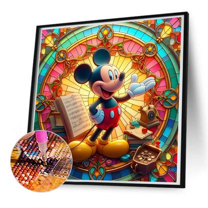 Disney Mickey Mouse - Full Round Drill Diamond Painting 50*50CM