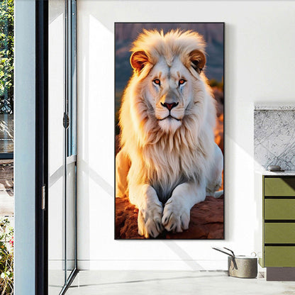 Lion - Full Round Drill Diamond Painting 40*70CM