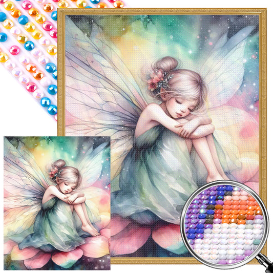 Flower Fairy - Full AB Round Drill Diamond Painting 40*50CM