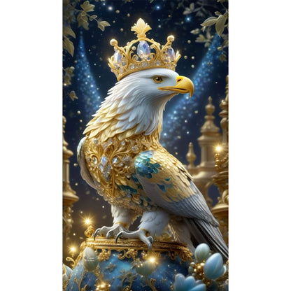 Crown Eagle - Full Round Drill Diamond Painting 40*70CM