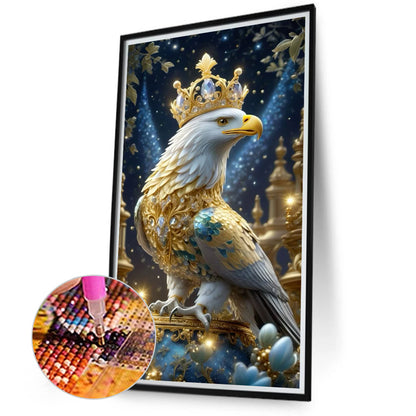 Crown Eagle - Full Round Drill Diamond Painting 40*70CM