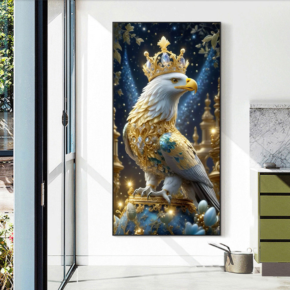 Crown Eagle - Full Round Drill Diamond Painting 40*70CM