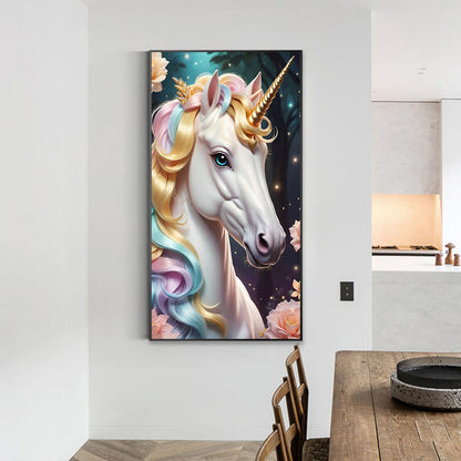 Unicorn - Full Round Drill Diamond Painting 40*70CM