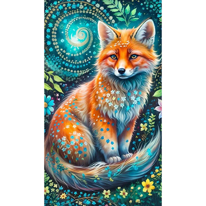 Fox - Full Round Drill Diamond Painting 40*70CM