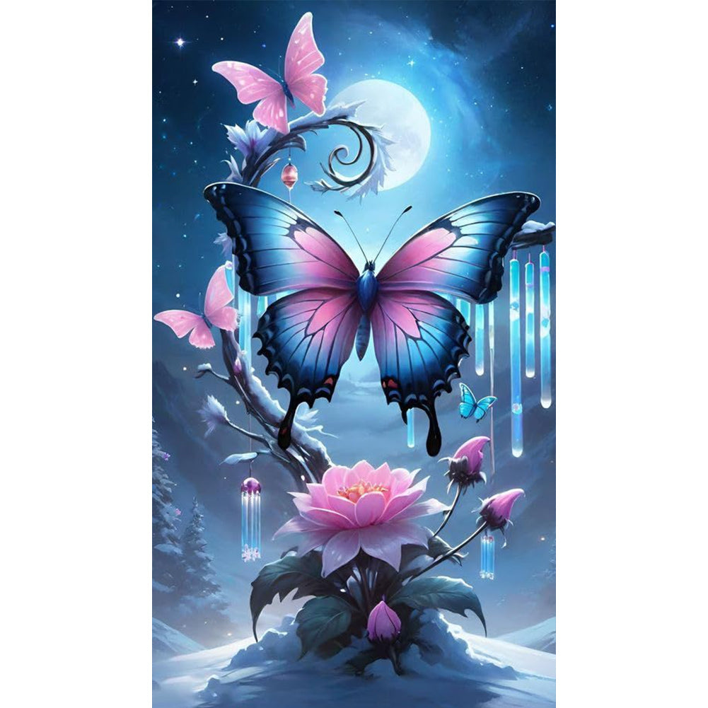 Fantasy Butterfly - Full Round Drill Diamond Painting 40*70CM