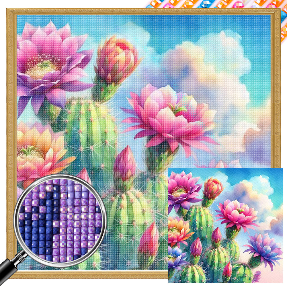 Cactus - Full AB Square Drill Diamond Painting 30*30CM