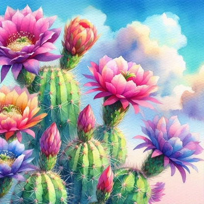 Cactus - Full AB Square Drill Diamond Painting 30*30CM