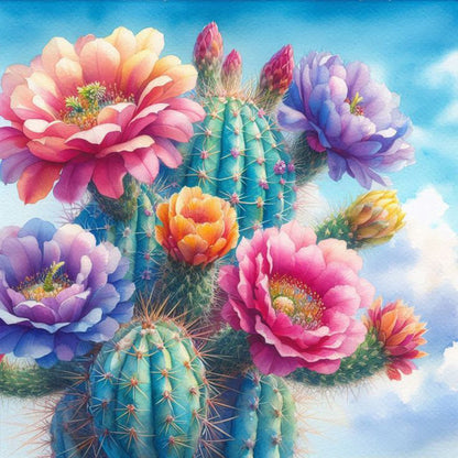 Cactus - Full AB Square Drill Diamond Painting 30*30CM