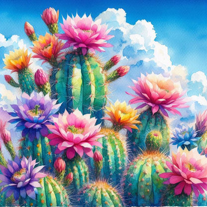 Cactus - Full AB Square Drill Diamond Painting 30*30CM