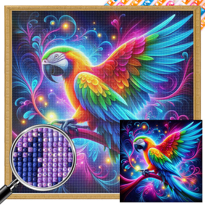 Parrot - Full AB Square Drill Diamond Painting 30*30CM