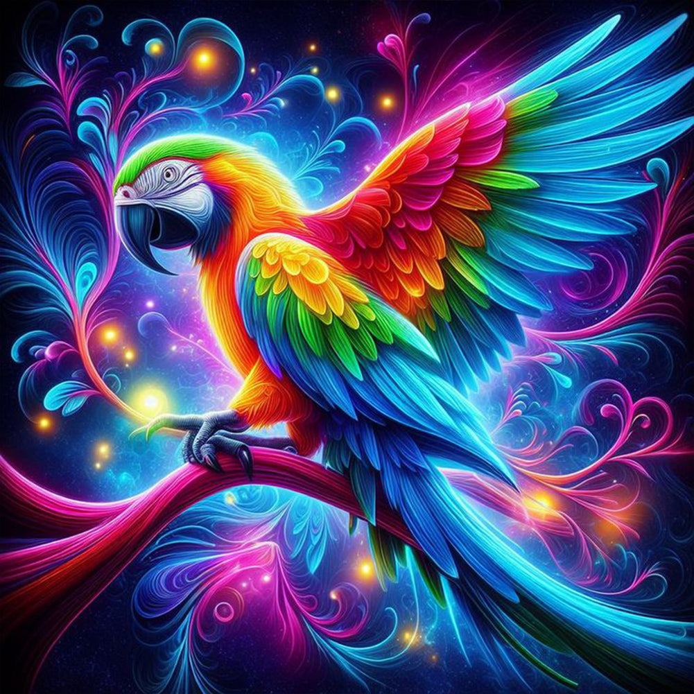 Parrot - Full AB Square Drill Diamond Painting 30*30CM