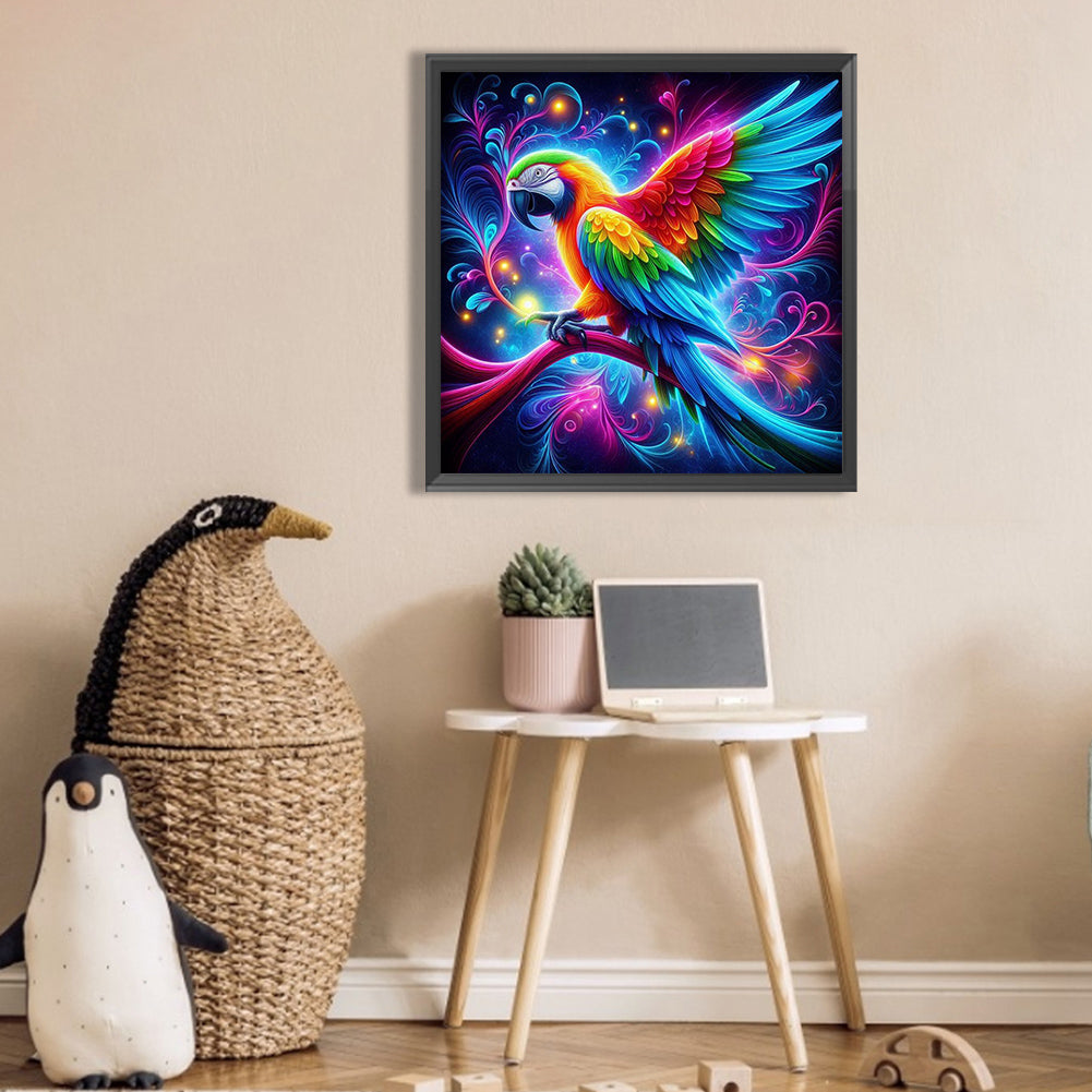 Parrot - Full AB Square Drill Diamond Painting 30*30CM