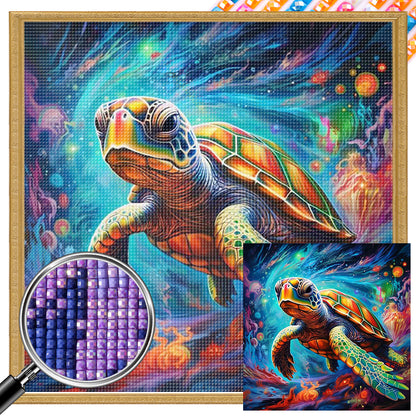 Sea Turtles - Full AB Square Drill Diamond Painting 30*30CM