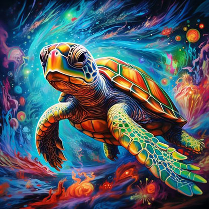 Sea Turtles - Full AB Square Drill Diamond Painting 30*30CM