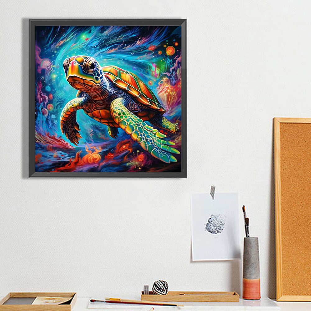 Sea Turtles - Full AB Square Drill Diamond Painting 30*30CM