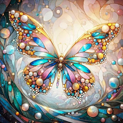 Butterfly - Full AB Square Drill Diamond Painting 30*30CM