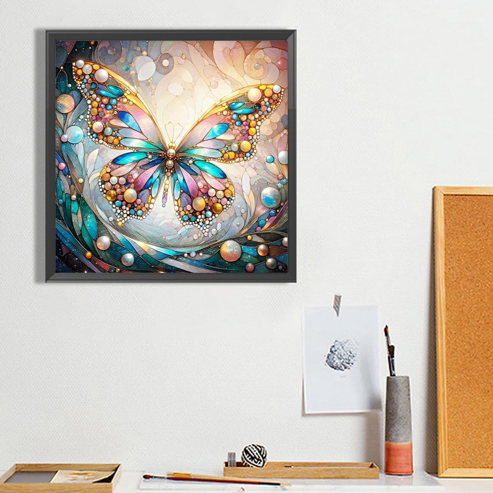 Butterfly - Full AB Square Drill Diamond Painting 30*30CM