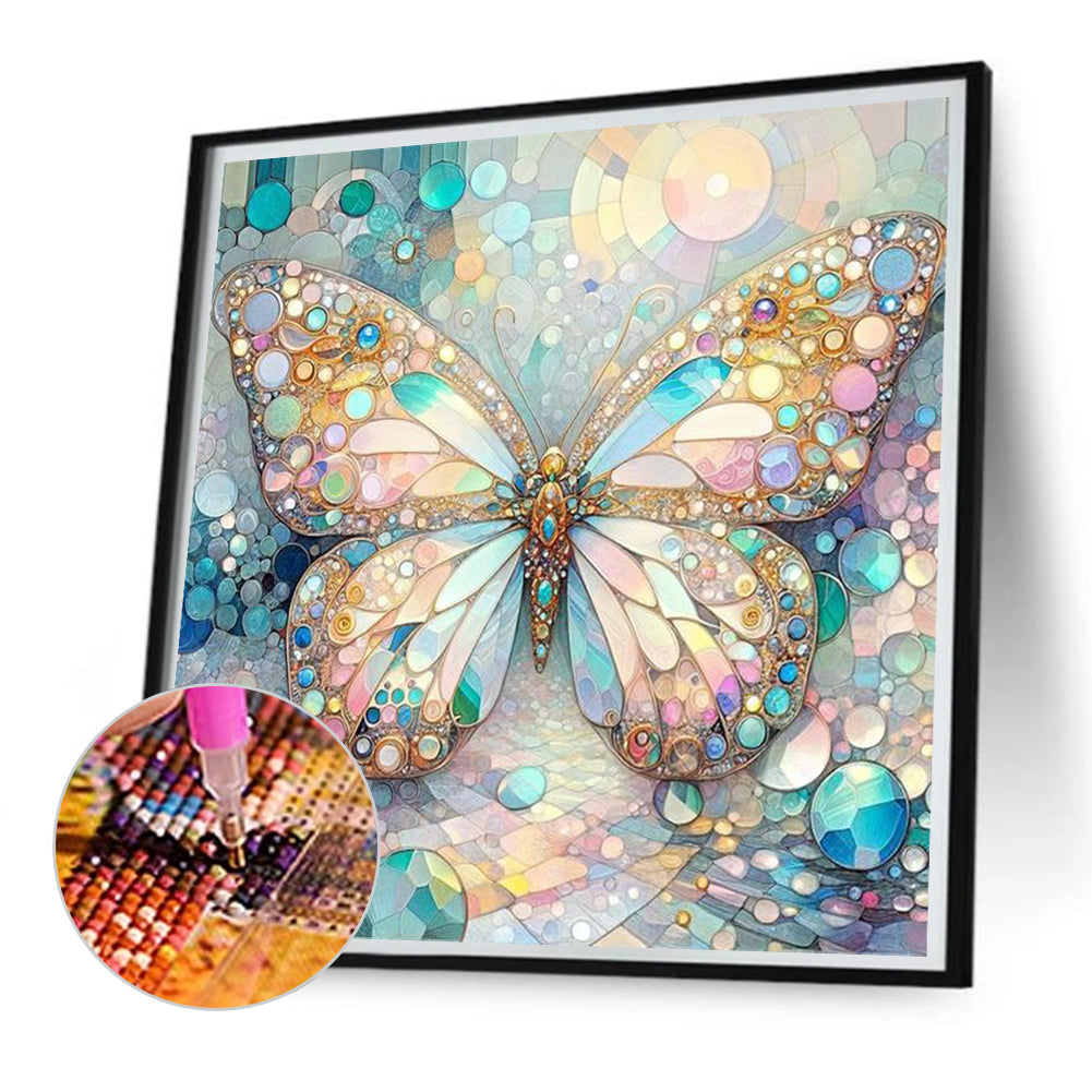 Butterfly - Full AB Square Drill Diamond Painting 30*30CM