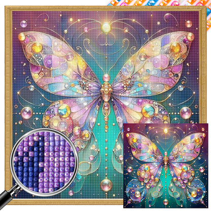 Butterfly - Full AB Square Drill Diamond Painting 30*30CM