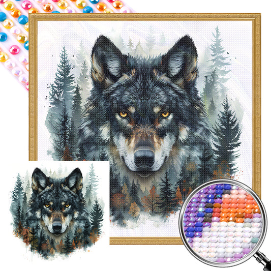 Coyote - Full AB Round Drill Diamond Painting 40*40CM