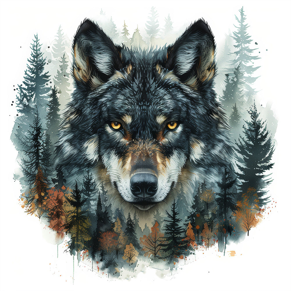 Coyote - Full AB Round Drill Diamond Painting 40*40CM