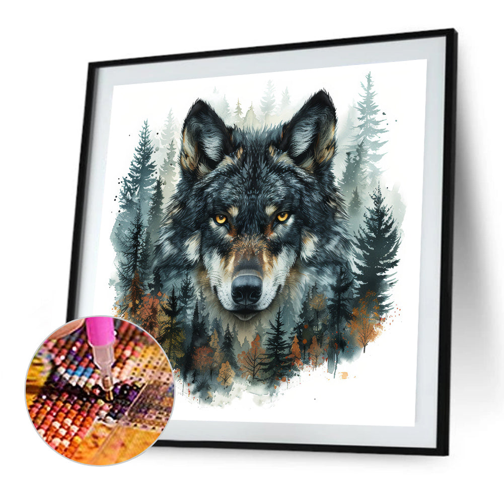 Coyote - Full AB Round Drill Diamond Painting 40*40CM