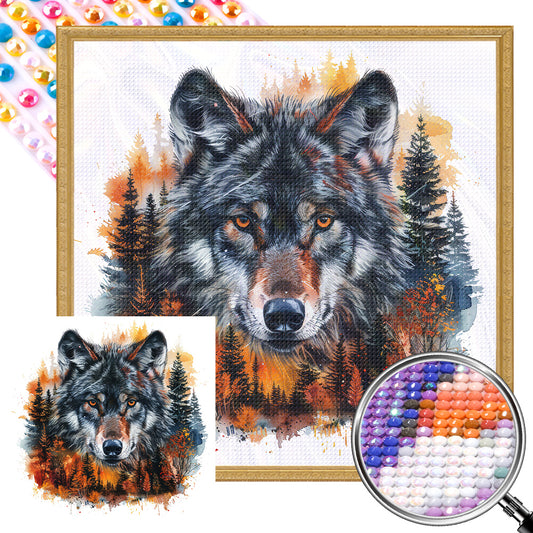 Coyote - Full AB Round Drill Diamond Painting 40*40CM