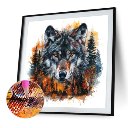 Coyote - Full AB Round Drill Diamond Painting 40*40CM