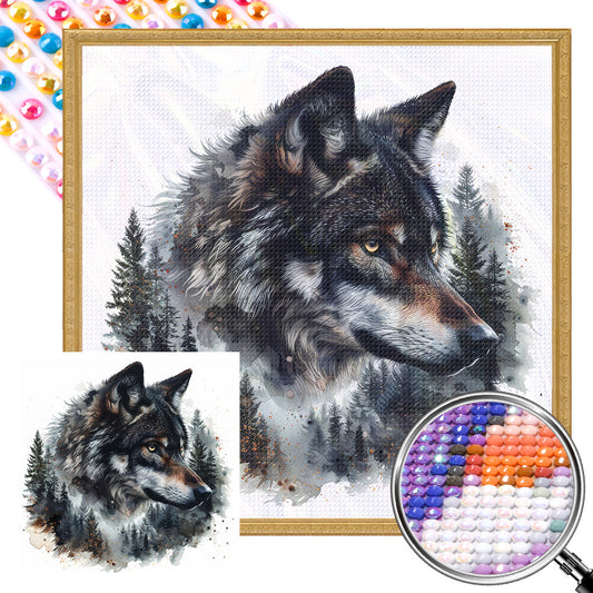 Coyote - Full AB Round Drill Diamond Painting 40*40CM