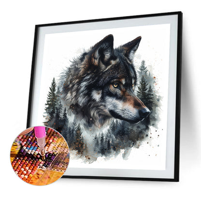 Coyote - Full AB Round Drill Diamond Painting 40*40CM