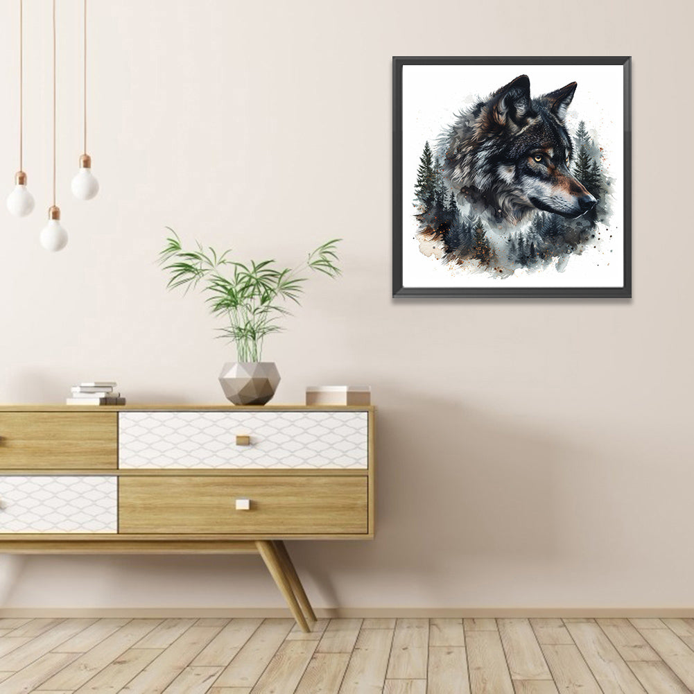 Coyote - Full AB Round Drill Diamond Painting 40*40CM