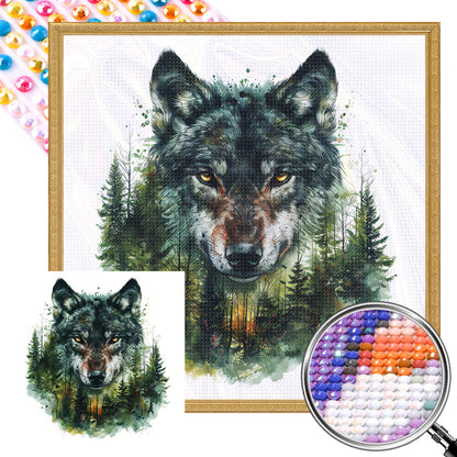 Coyote - Full AB Round Drill Diamond Painting 40*40CM