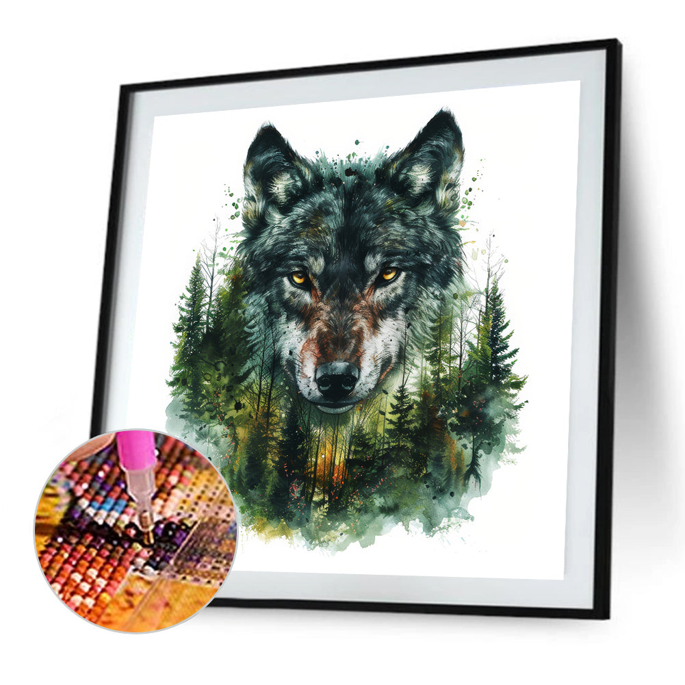 Coyote - Full AB Round Drill Diamond Painting 40*40CM