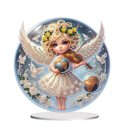Angel Girl 5D DIY Diamond Painting Tabletop Decorations Bedroom Table Decor
