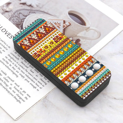 Colorful Pattern Diamond Painting Eyeglasses Case Diamond Art Sunglasses Case