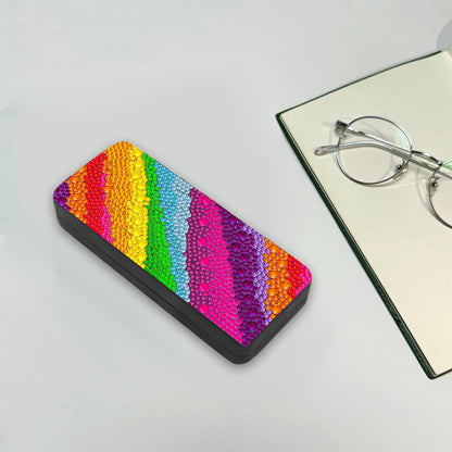 Colorful Pattern Diamond Painting Eyeglasses Case Diamond Art Sunglasses Case