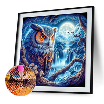 Owl - Full Square Drill Diamond Painting 40*40CM